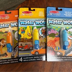 TRAVEL SET OF 3 - Melissa & Doug Reusable Coloring Books